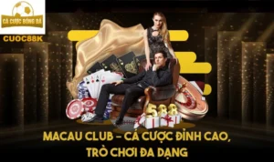 Macau Club – Cá cược đỉnh cao, trò chơi đa dạng